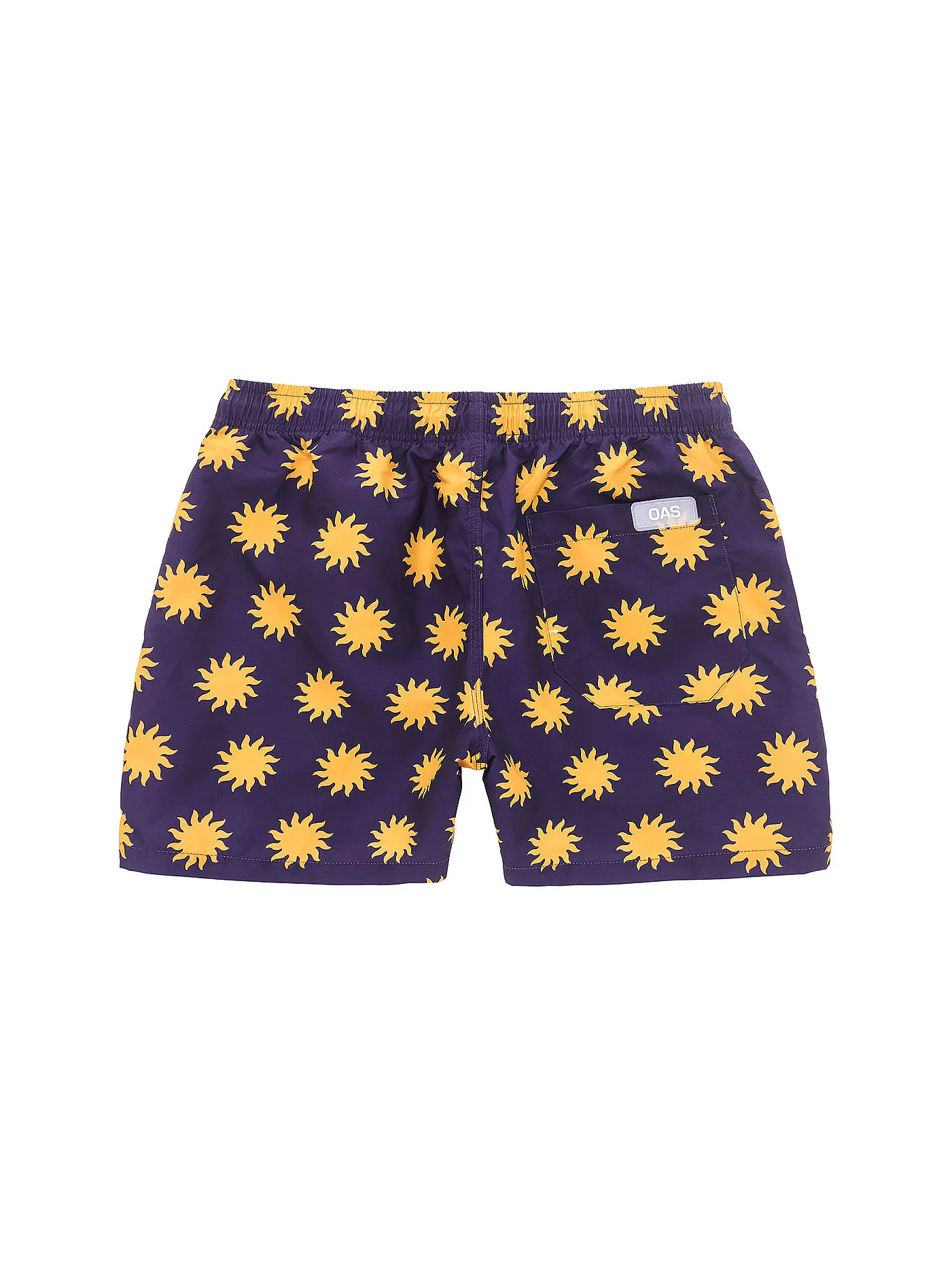 OAS | Badeshorts GREEN SQUIGGLE | lila